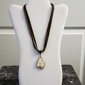 Simulated Stone Necklace